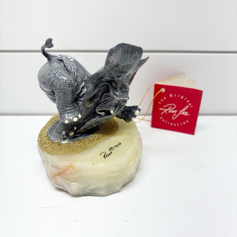 Vintage Ron Lee Elephant‎ Figurine "Watch Your Step" 1990 #75/2500 Artist Signed